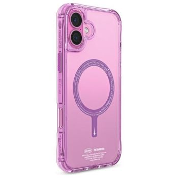   Skinarma Saido iPhone 16 6.1", Magnetic Charging tok, rózsaszín