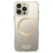 Saido iPhone 16 Pro 6.3", Magnetic Charging MagSafe tok, bézs-arany