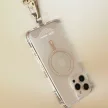 Saido iPhone 16 Pro 6.3", Magnetic Charging MagSafe tok, bézs-arany