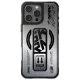 Kira Kobai iPhone 16 Pro, 6.3" Magnetic Charging Grip Stand chrome tok, ezüst