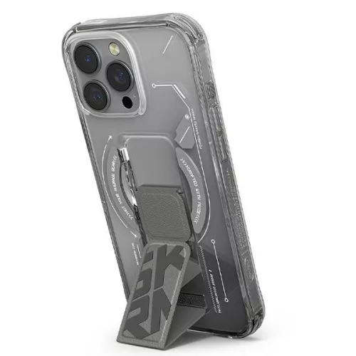 Helio iPhone 16 Pro Max, 6.9" MagSafe Magnetic Charging + Grip Stand tok, titanium