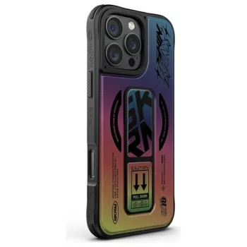   Kira Kobai iPhone 16 Pro, Max 6.9" Magnetic Charging Grip Stand hologram tok, színes