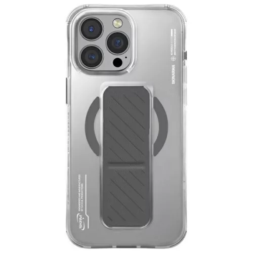 Axon iPhone 16 Pro 6.3", Magnetic Charging + Grip Stand tok, titanium