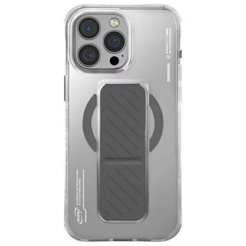 Axon iPhone 16 Pro Max, 6.9" MagSafe Magnetic Charging + Grip Stand tok, titanium