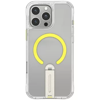   Skinarma Helix iPhone 16 Pro Magnetic Charging 360 Rotating Stand tok, átlátszó