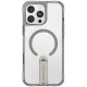 Skinarma Helix iPhone 16 Pro Max Magnetic Charging 360 Rotating Stand tok, titanium