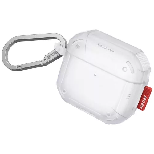 Skinarma Mecha CE AirPods 4 tok, átlátszó-matt