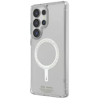   Skinarma Saido MagSafe Samsung Galaxy S25 Ultra niteglow tok, átlátszó
