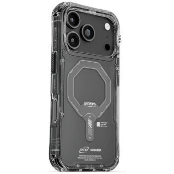   Skinarma Saido Case iPhone 17 Pro Magnetic Charging tok, grafitszürke