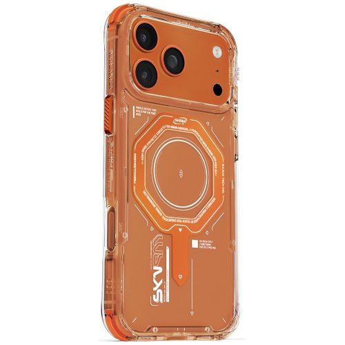 Skinarma Magma Case iPhone 17 Pro Max Magnetic Charging tok, narancs