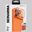 Skinarma Camera Lens Glass Magma Full Matte iPhone 17 Pro Max kameravédő, narancs