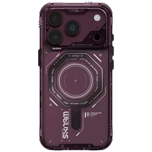 Skinarma Magma MagSafe iPhone 18 Pro / 17 Pro tok, bordó