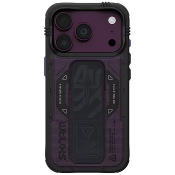   Skinarma Phantom MagSafe + Grip St iPhone 18 Pro / 17 Pro tok, bordó