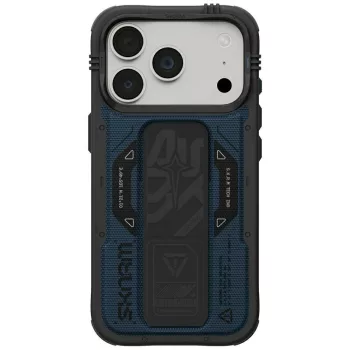  Skinarma Phantom MagSafe + Grip St iPhone 18 Pro / 17 Pro tok, kék
