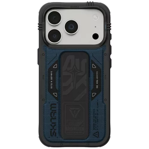 Skinarma Phantom MagSafe + Grip St iPhone 18 Pro / 17 Pro tok, kék