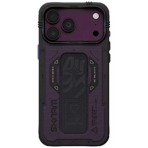 Skinarma Phantom MagSafe + Grip St iPhone 18 Pro Max / 17 Pro Max tok, bordó