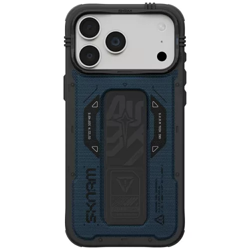 Skinarma Phantom MagSafe + Grip St iPhone 18 Pro Max / 17 Pro Max tok, kék