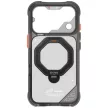 Skinarma Saturn MagSafe + Rotating Kick St iPhone 18 Pro / 17 Pro tok, fekete