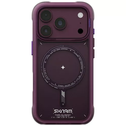 Skinarma Avion MagSafe iPhone 18 Pro / 17 Pro tok, bordó