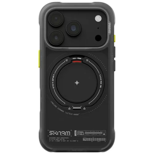 Skinarma Atlas MagSafe + Rotating Kick St iPhone 18 Pro / 17 Pro tok, fekete