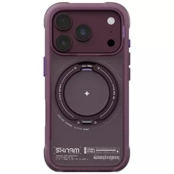  Skinarma Atlas MagSafe + Rotating Kick St iPhone 18 Pro / 17 Pro tok, bordó