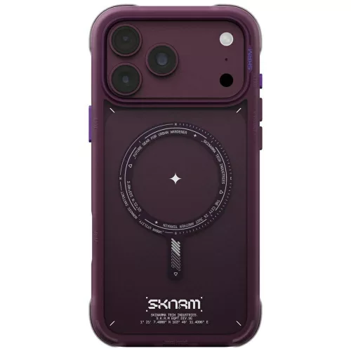 Skinarma Avion MagSafe iPhone 18 Pro Max / 17 Pro Max tok, bordó