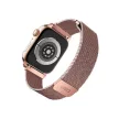 UNIQ óraszíj Dante Apple Watch Series 1/2/3/4/4/5/6/7/8/9/SE/SE2 38/40/41mm rozsdamentes acél, rozéarany