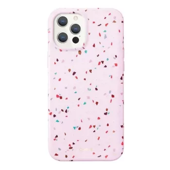   Uniq Coehl Terrazzo case iPhone 12 Pro Max 6.7" tok, rózsaszín