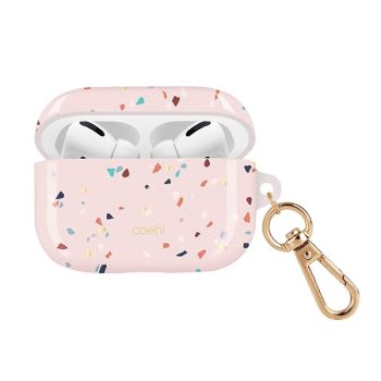 UNIQ Coehl Terrazzo AirPods Pro tok, rózsaszín