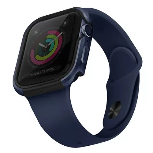 UNIQ Valencia tok Apple Watch Series 4/5/6/SE 40mm. niebieski/atlanti, kék