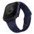 UNIQ Valencia tok Apple Watch Series 4/5/6/SE 40mm. niebieski/atlanti, kék
