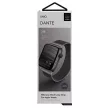UNIQ óraszíj Dante Apple Watch Series 1/2/3/4/4/5/6/7/8/9/SE/SE2 42/44/45mm rozsdamentes acél, grafitszürke