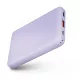 UNIQ Powerbank Fuele mini 8000mAh USB-C 18W PD Gyors töltés, lila