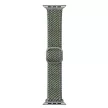 UNIQ óraszíj Aspen Apple Watch 40/38/41mm Series 1/2/3/4/4/5/6/7/8/9/SE/SE2 fonott, zöld