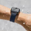 UNIQ óraszíj Aspen Apple Watch 40/38/41mm Series 1/2/3/4/4/5/6/7/8/9/SE/SE2 fonott, szürke