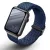 UNIQ óraszíj Aspen Apple Watch 44/42/45 mm Series 1/2/3/4/4/5/6/7/8/9/SE/SE2 fonott, kék