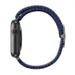 UNIQ óraszíj Aspen Apple Watch 44/42/45 mm Series 1/2/3/4/4/5/6/7/8/9/SE/SE2 fonott, kék