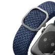 UNIQ óraszíj Aspen Apple Watch 44/42/45 mm Series 1/2/3/4/4/5/6/7/8/9/SE/SE2 fonott, kék