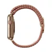 UNIQ óraszíj Aspen Apple Watch 44/42/45 mm Series 1/2/3/4/4/5/6/7/8/9/SE/SE2 fonott, pink