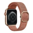 UNIQ óraszíj Aspen Apple Watch 44/42/45 mm Series 1/2/3/4/4/5/6/7/8/9/SE/SE2 fonott, pink