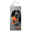UNIQ Revix óraszíj Apple Watch Series 1-8/SE/SE2/Ultra 42/44/45/49mm Reversible Magnetic, szürke-, narancssárga