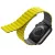 UNIQ Revix óraszíj Apple Watch Series 1-8/SE/SE2/Ultra 42/44/45/49mm Reversible Magnetic, sárga-szürke