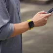UNIQ Revix óraszíj Apple Watch Series 1-8/SE/SE2/Ultra 42/44/45/49mm Reversible Magnetic, sárga-szürke