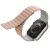 UNIQ Revix óraszíj Apple Watch Series 1-8/SE/SE2/Ultra 42/44/45/49mm Reversible Magnetic rózsaszín-bézs
