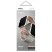 UNIQ Revix óraszíj Apple Watch Series 1-8/SE/SE2/Ultra 42/44/45/49mm Reversible Magnetic rózsaszín-bézs