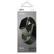 UNIQ Revix óraszíj Apple Watch Series 1-8/SE/SE2/Ultra 42/44/45/49mm Reversible Magnetic, zöld-gray