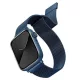 UNIQ óraszíj Dante Apple Watch Series 1/2/3/4/4/5/6/7/8/9/SE/SE2 38/40/41mm rozsdamentes acél, kék