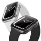 UNIQ Glase Apple Watch Series 7/8/9 41 mm tok. Dual Pack, 2db szürke, átlátszó