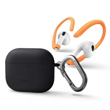 UNIQ Nexo AirPods 3 gen + Ear Hooks Silicone tok, szürke