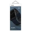UNIQ óraszíj Straden Apple Watch Series 1/2/3/4/4/5/6/7/8/9/SE/SE2/Ultra/Ultra 2 42/44/45/49mm. Bőr hibrid óraszíj, kék